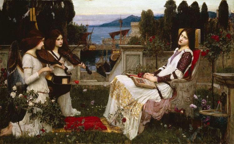 John William Waterhouse St Cecilia (m41) oil painting picture